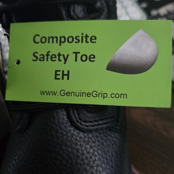 ⭐️40% Off⭐️ S. Fellas Genuine Grip Poseidon Men's Work Boots in Black - Picture 16 of 16